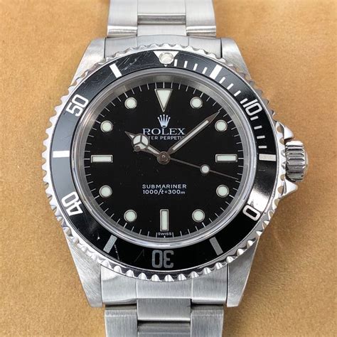 rolex steel submariner 14060 mens watch|Rolex 14060 swiss only dial.